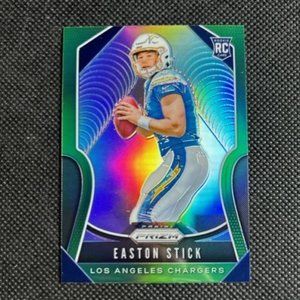 EASTON STICK 2019 PANINI PRIZM GREEN PRIZMS REFRACTOR RC #307 ROOKIE